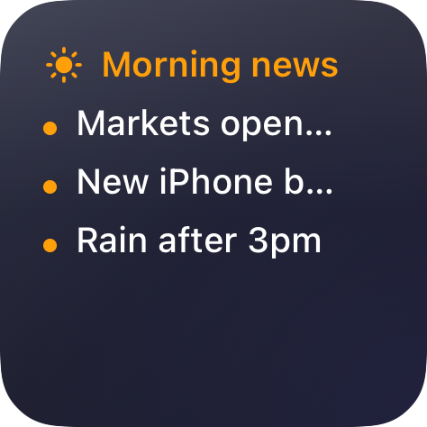 Morning news: markets and weather